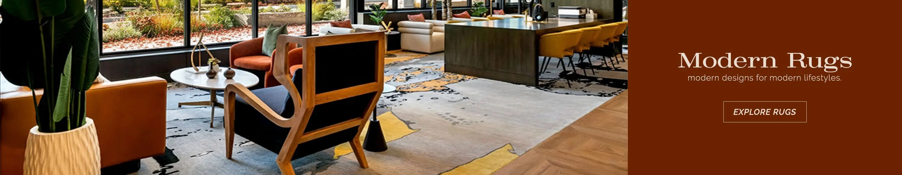 Modern rugs. Modern designs for modern lifestyles. Explore area rugs now.