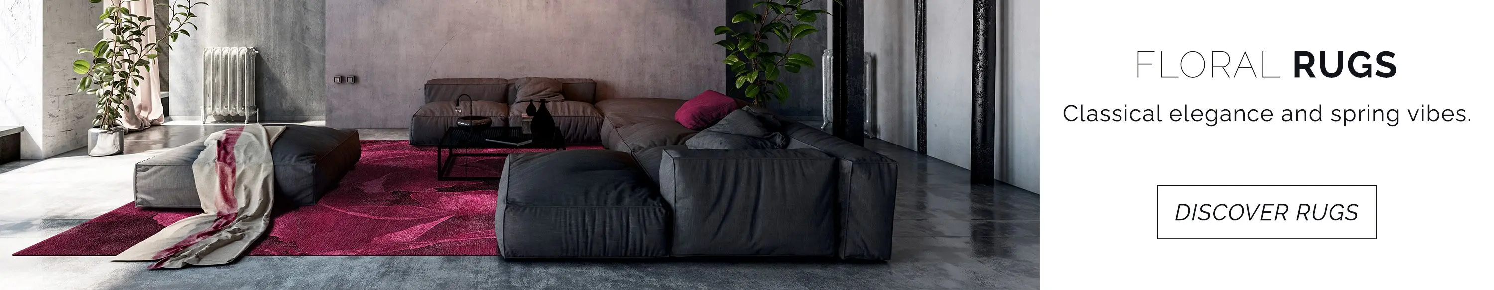 Invite classical elegance and spring vibes with our collections of floral rugs. Discover the area rugs now.