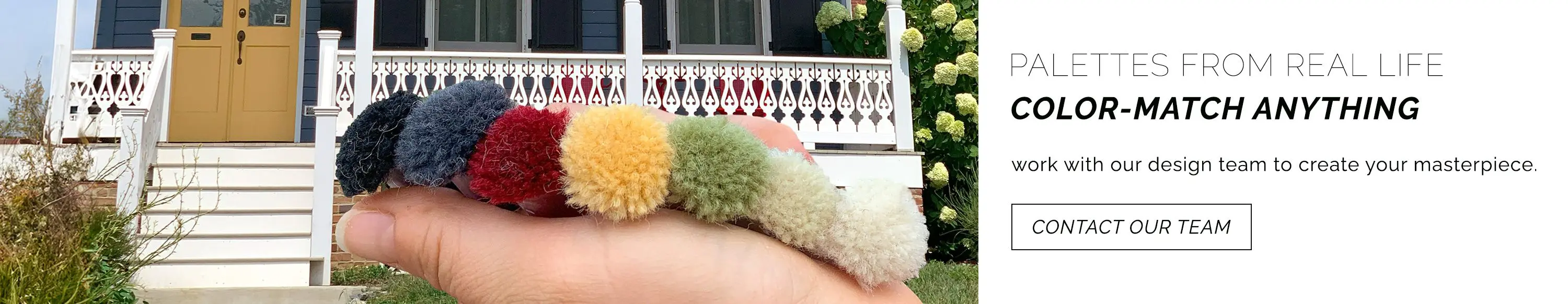 We tailor color palettes for real life. Contact our design team to custom-color your rug in any shade you could imagine.