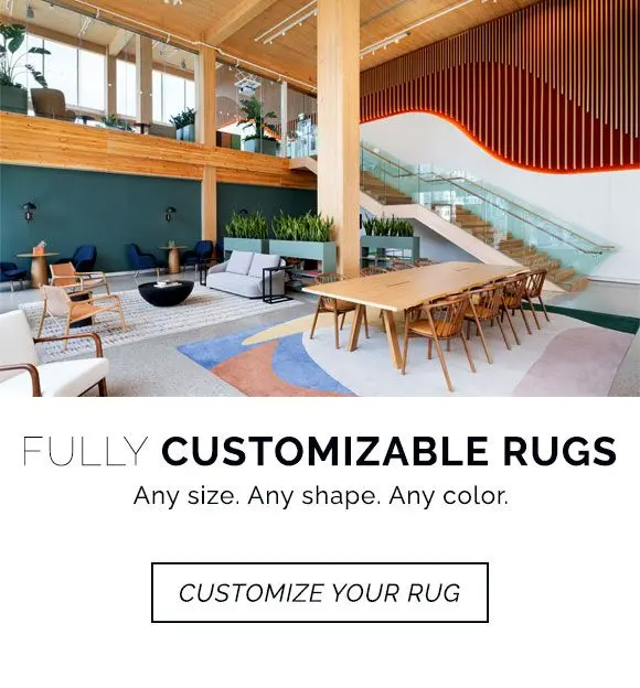 We offer fully customizable rugs. Any size, any shape, any color; we'll bring your vision to life. Customize your rug.