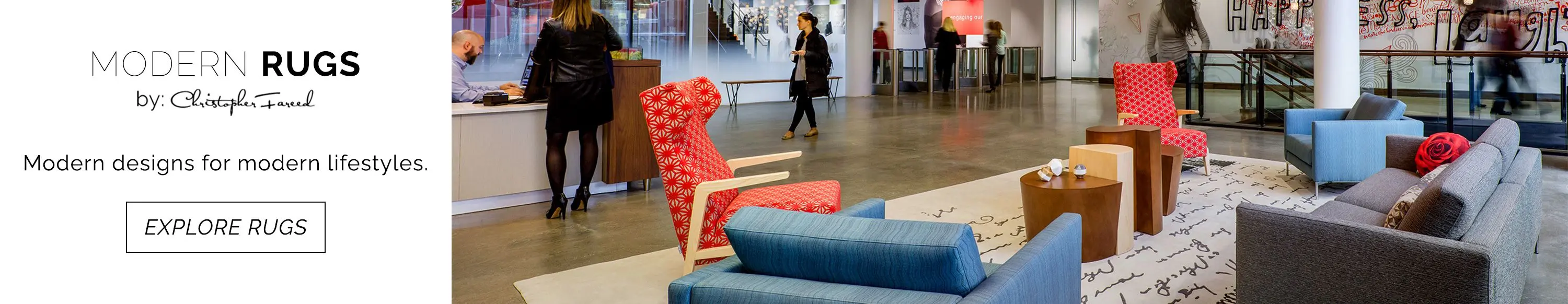 Modern rugs. Modern designs for modern lifestyles. Explore area rugs now.